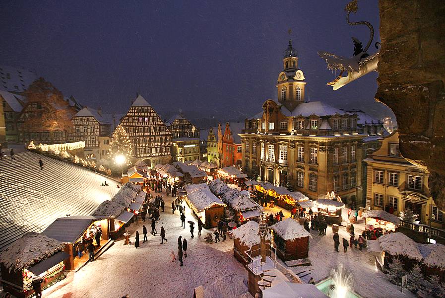 施瓦本哈尔圣诞市场